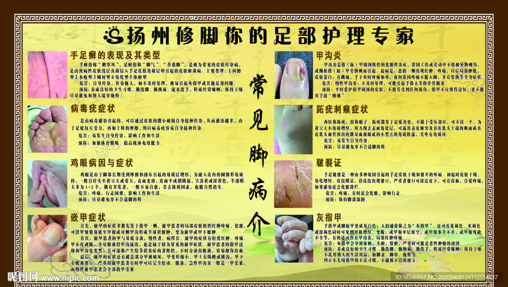 常见脚病