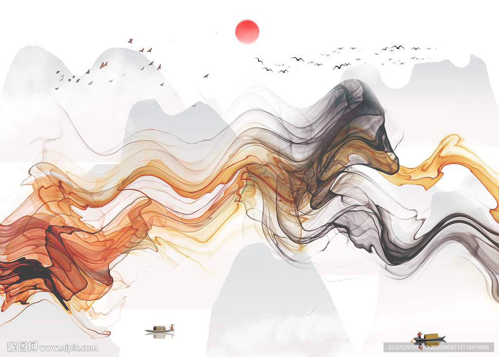 水墨山水