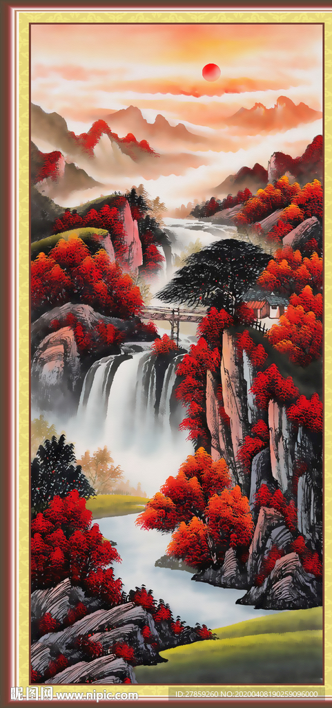山水画国画山水画