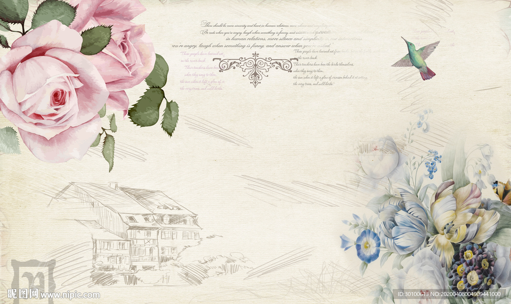 电视简约无框新画 TIF分层