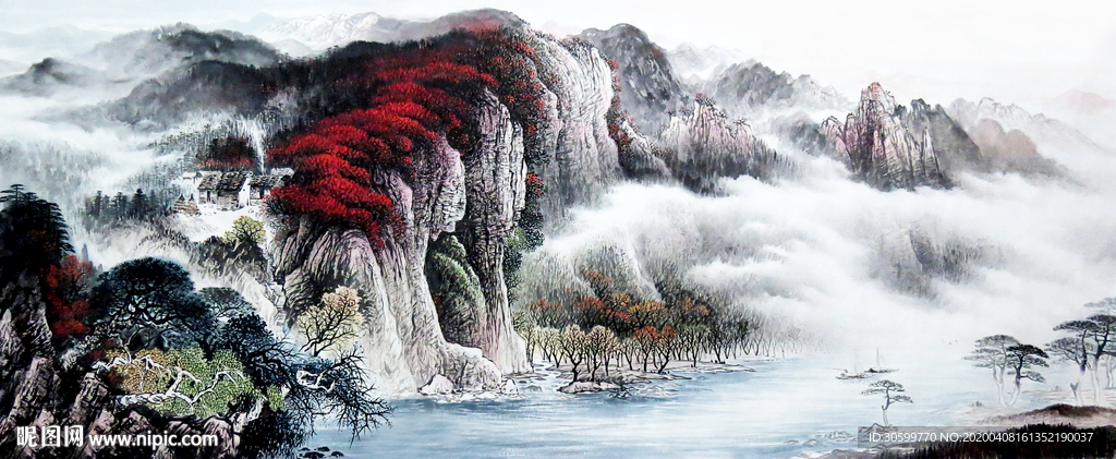 山水国画