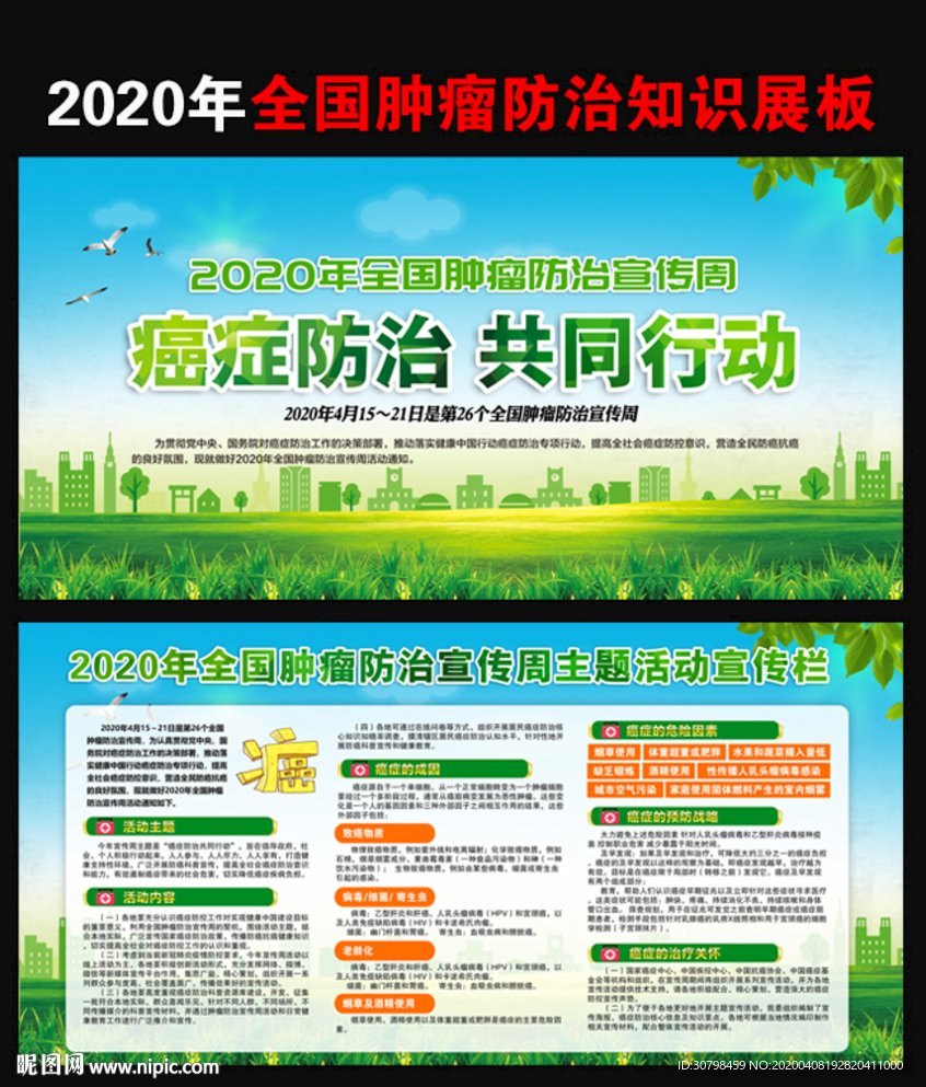2020金国肿瘤防治知识