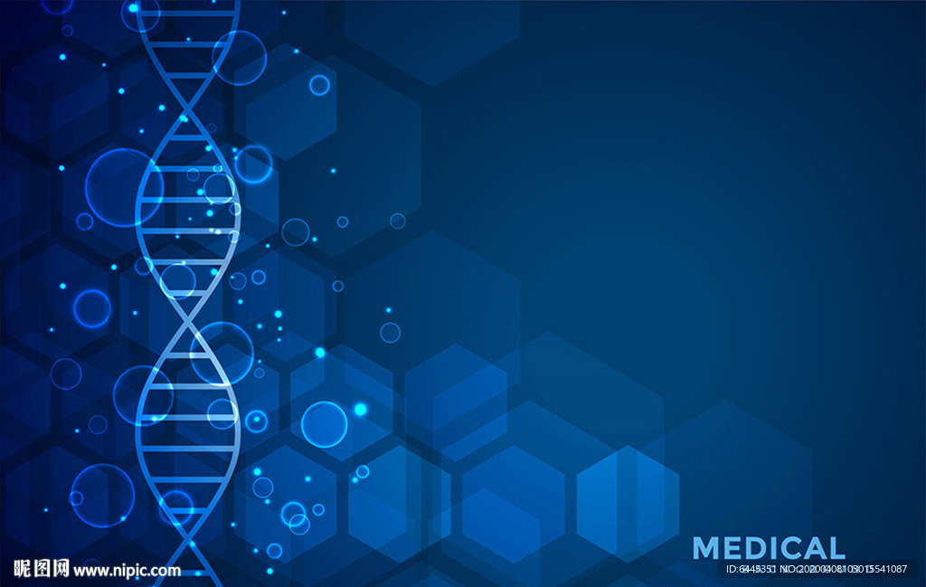 科技基因链背景