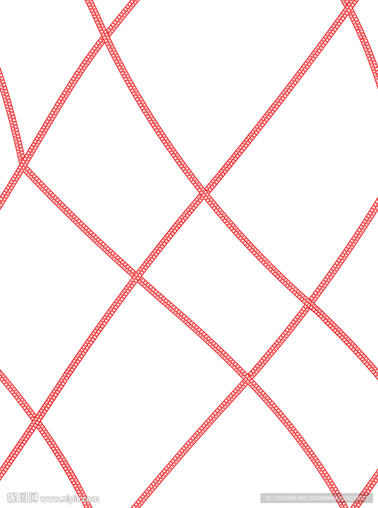 精细几何抽象缝线效果格子