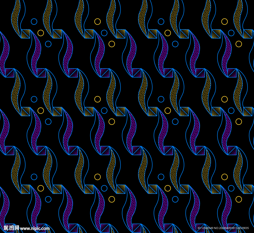 精细几何抽象效果格子