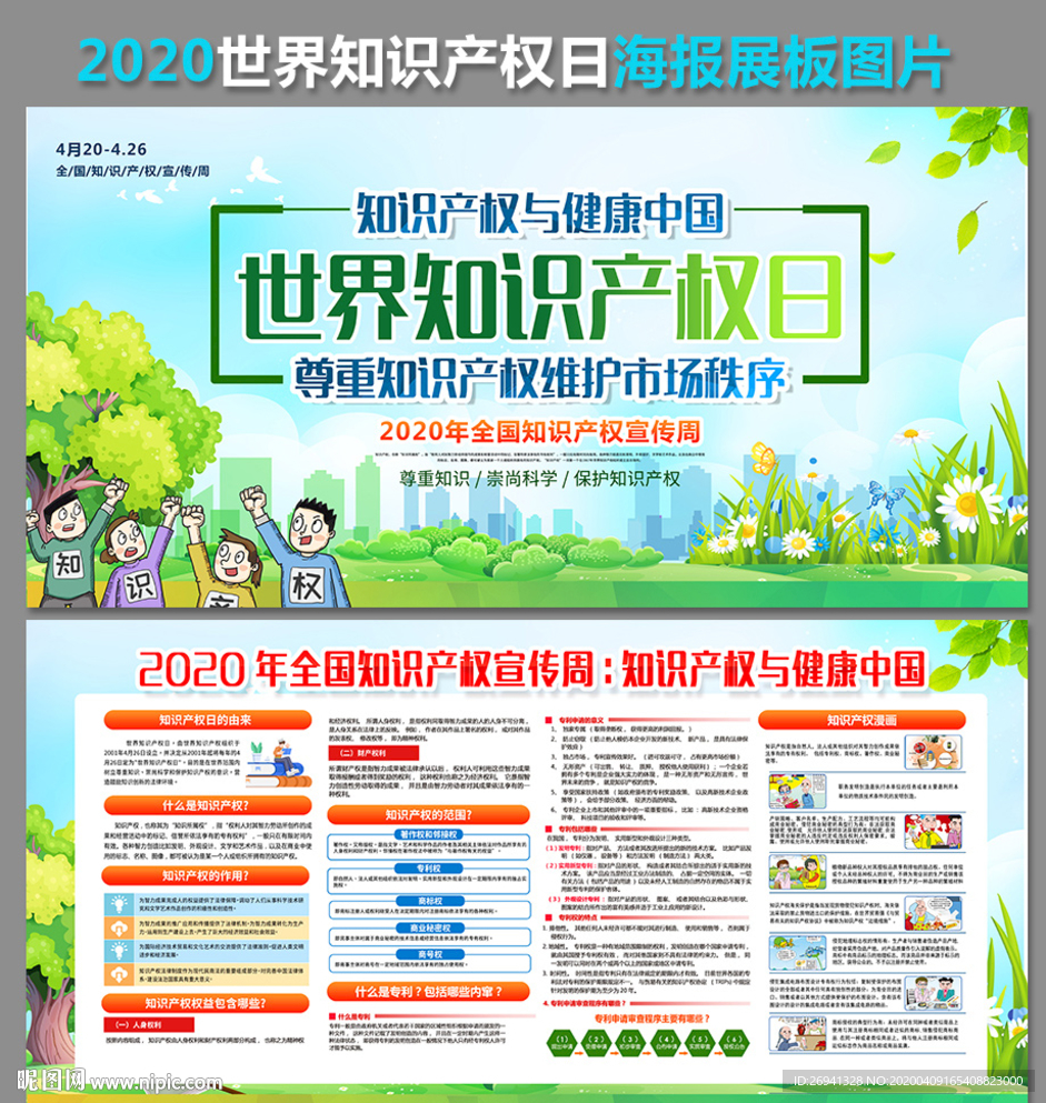 2020全国知识产权宣传周板报