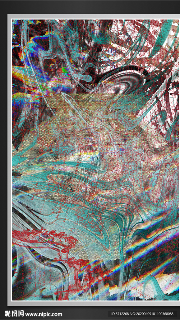 油彩艺术画