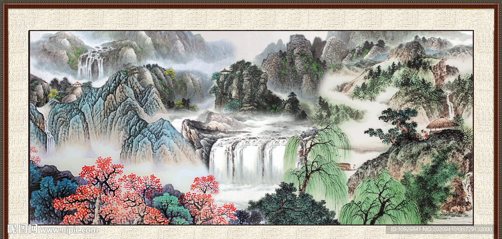 巨幅山水