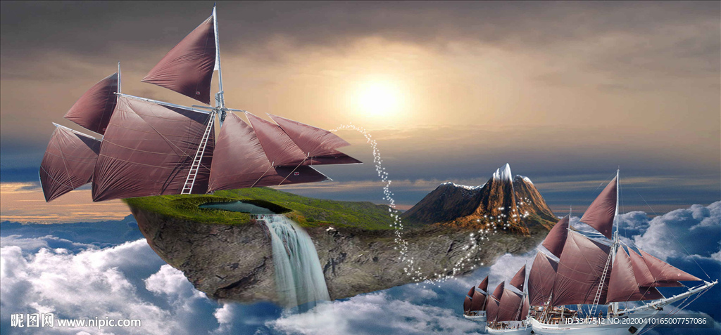 诺亚方舟 背景画