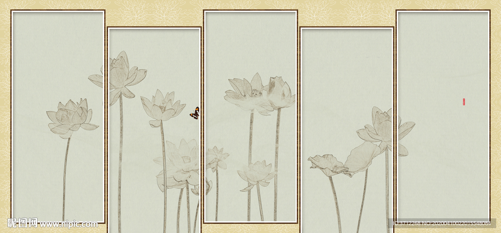 映日荷花