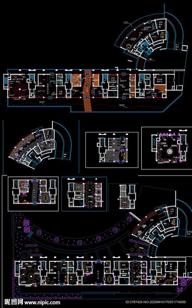 商场整体平面布置图