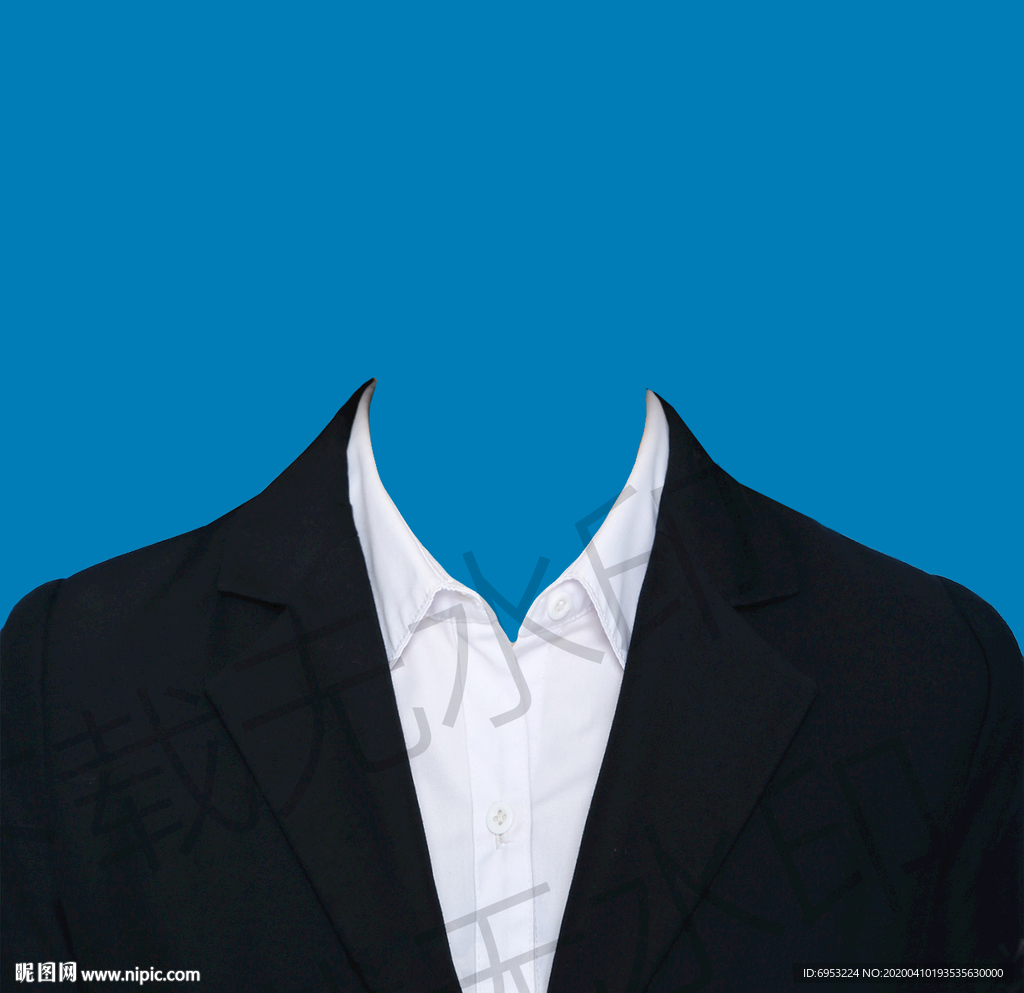 黑色西装模板