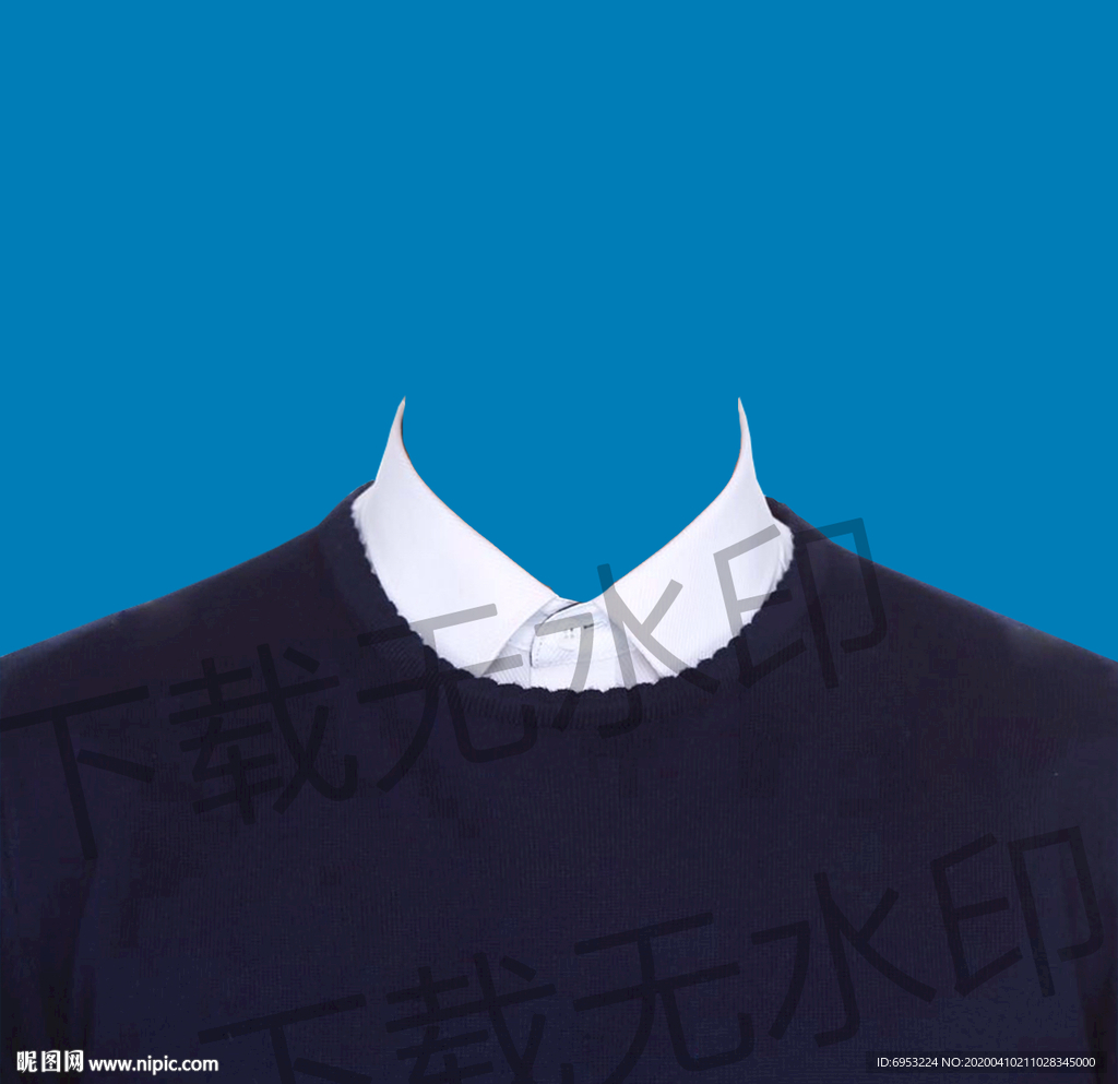 男士深色衬衫