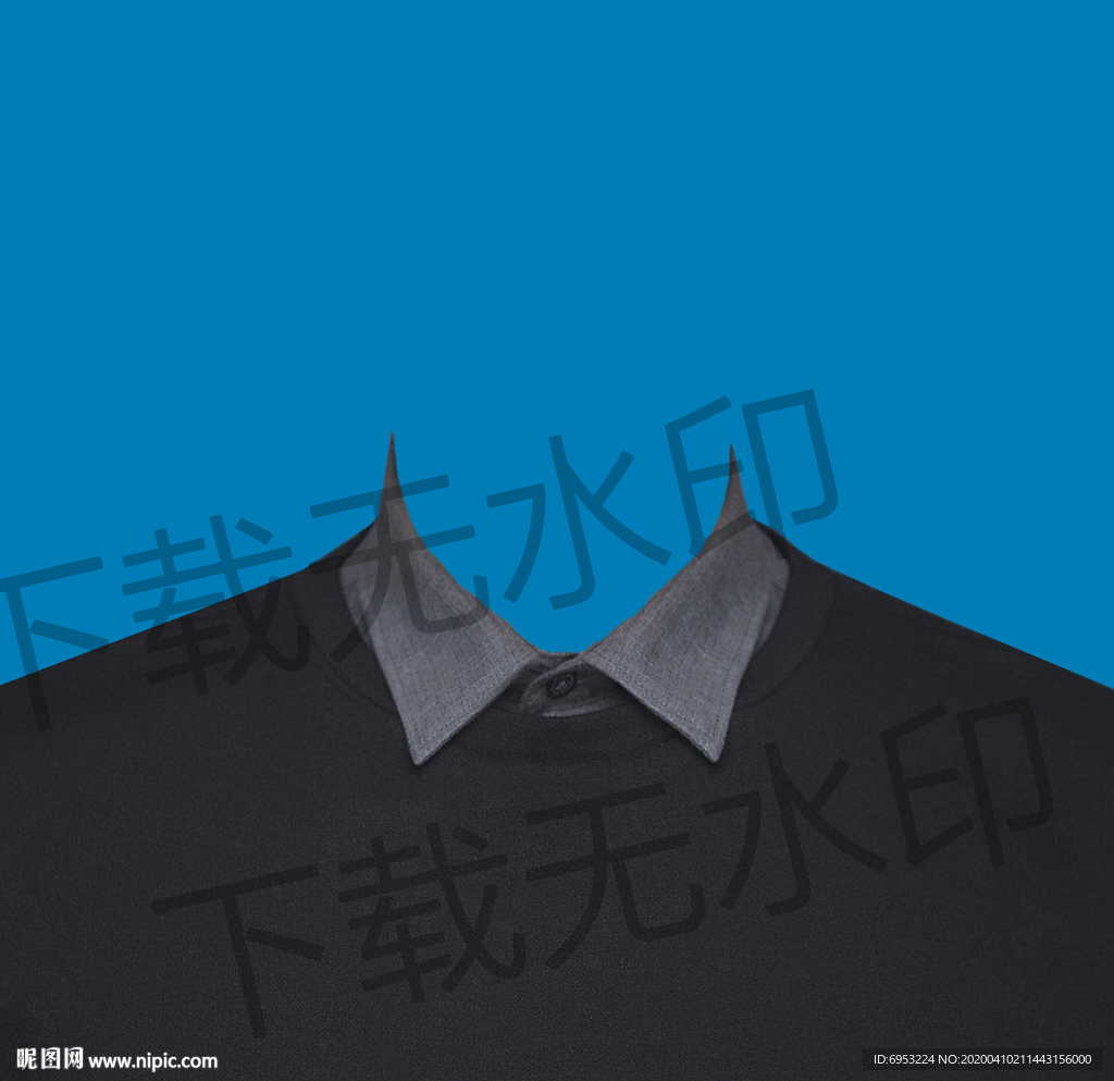 男士深色衬衫