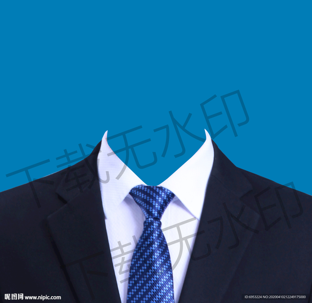 男士高端西装模板