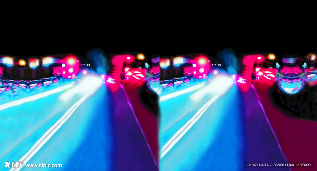 流光溢彩霓虹光怪陆离涂鸦炫光印