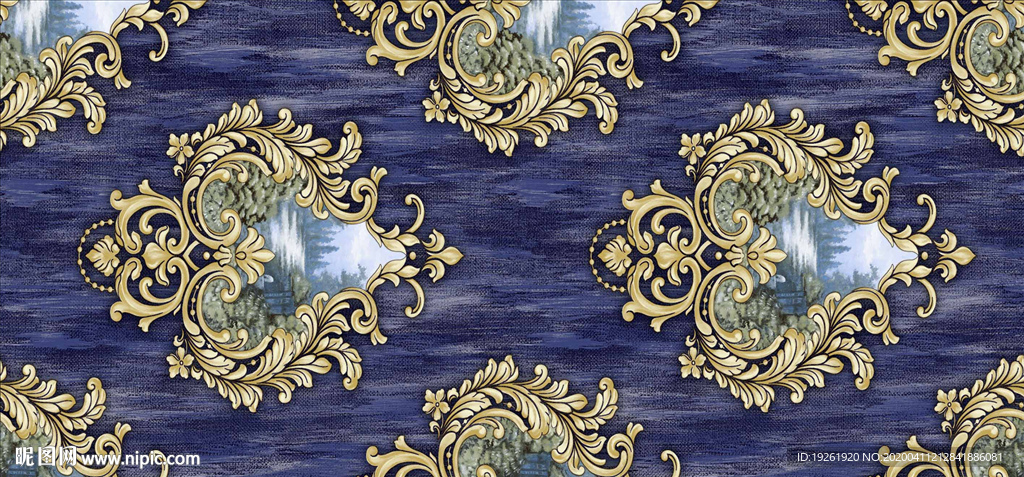 多通道分色墙纸