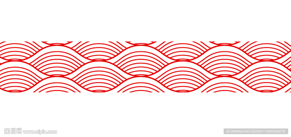 波浪纹传统纹饰
