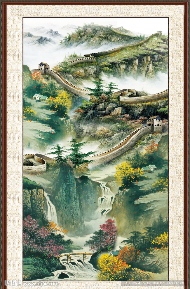 国画长城