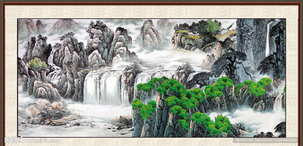 国画山水