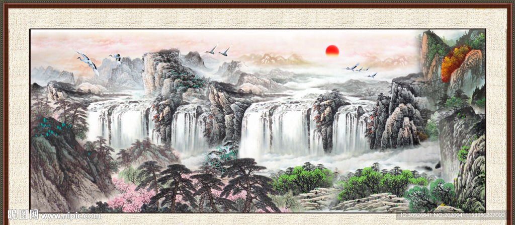 巨幅山水