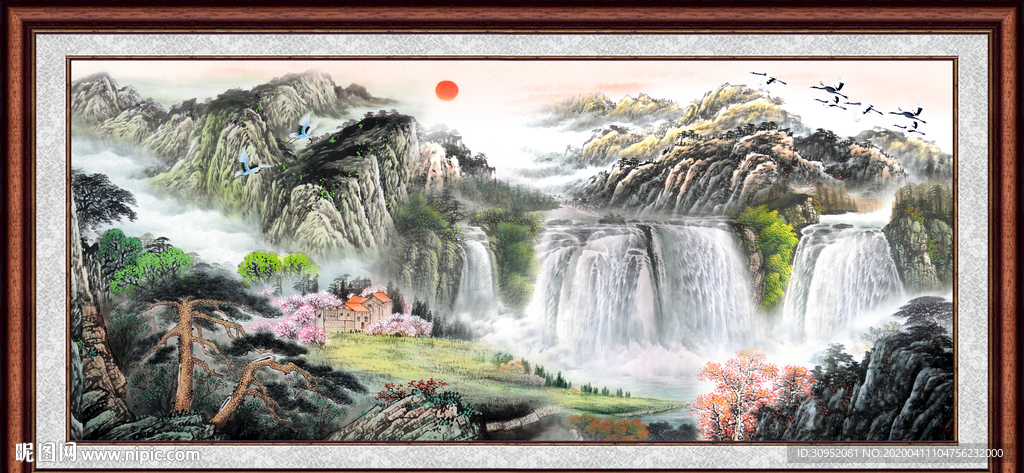 国画山水