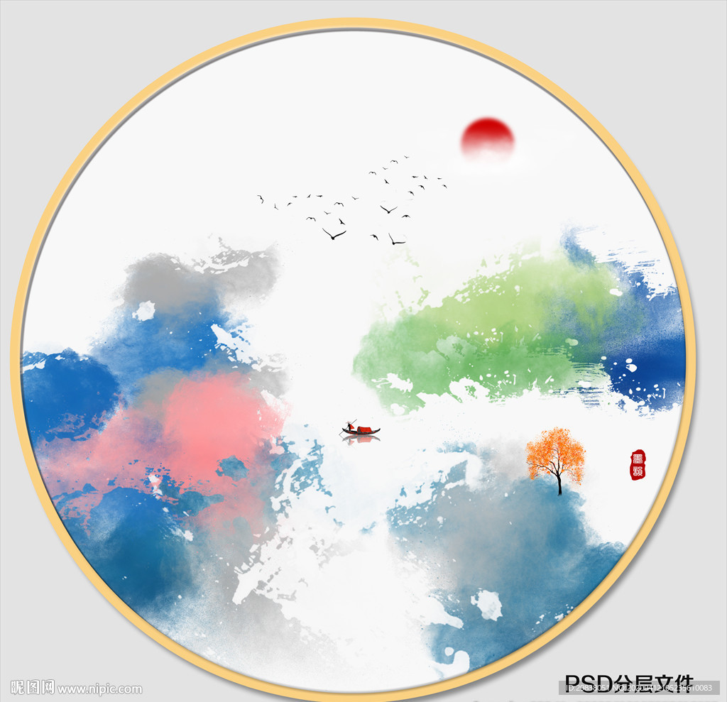 抽象画