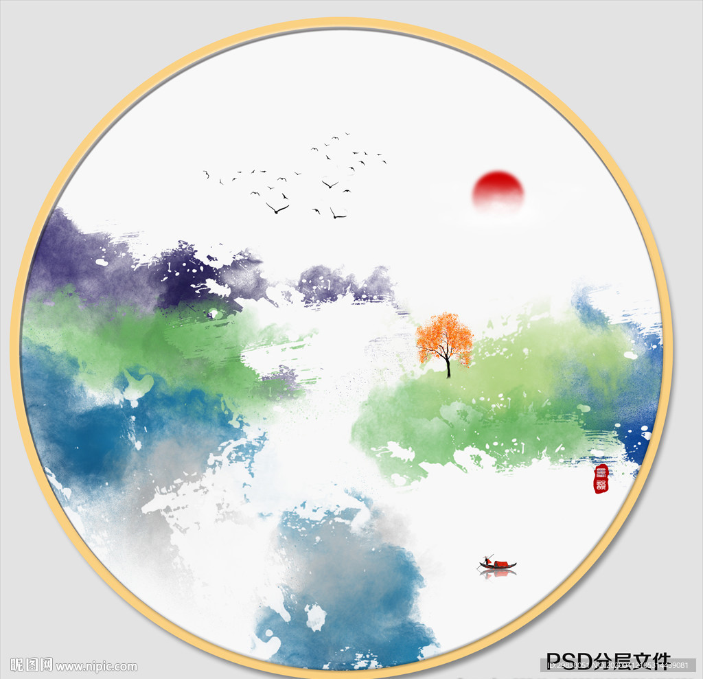抽象画