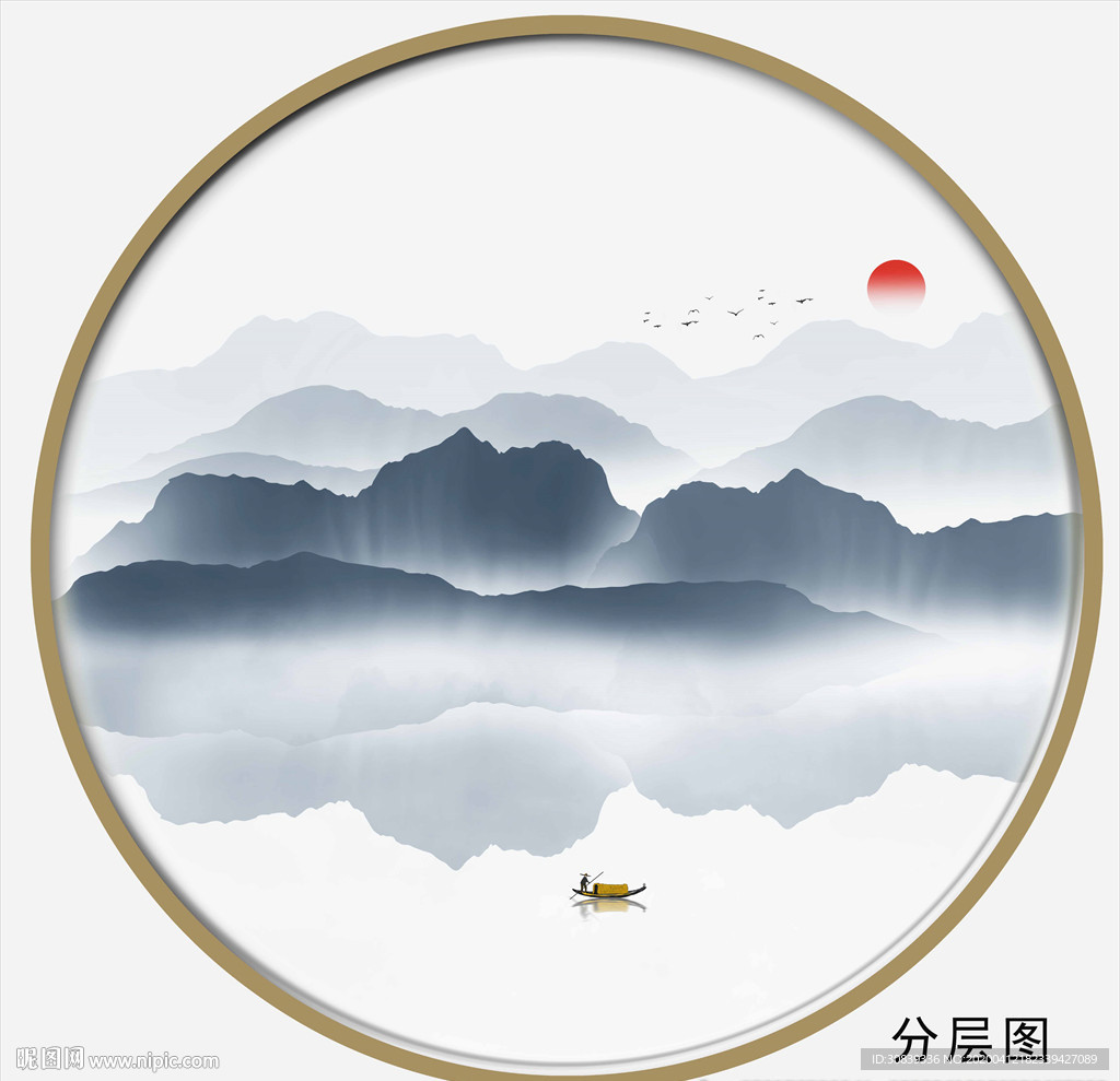 圆形装饰画