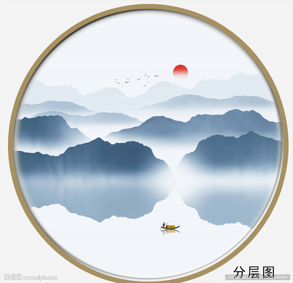 圆形装饰画