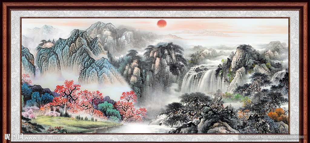 国画山水