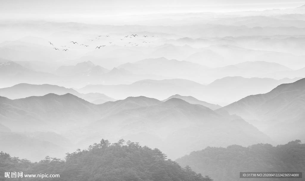 新中式山水画