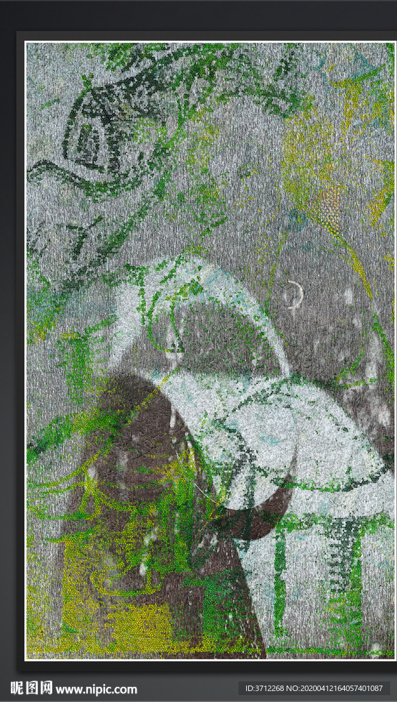无框画