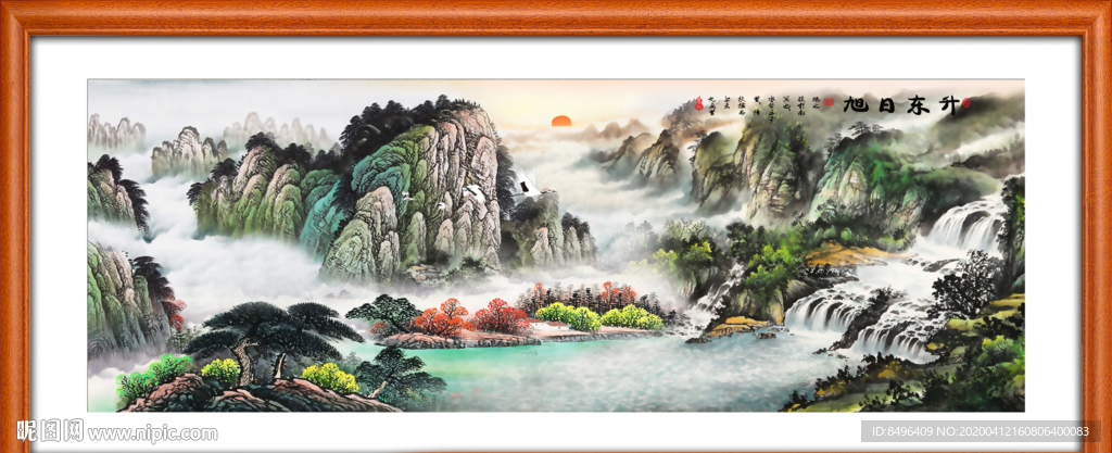 山水画国画山水画