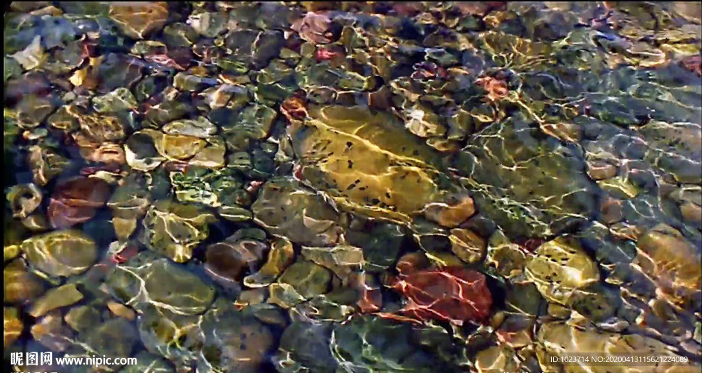 河流 河水 水纹 阳光 闪耀