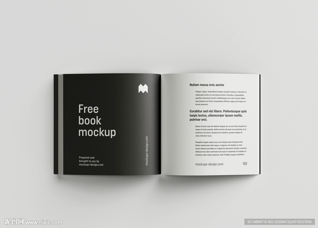 精装画册书箱样机图片