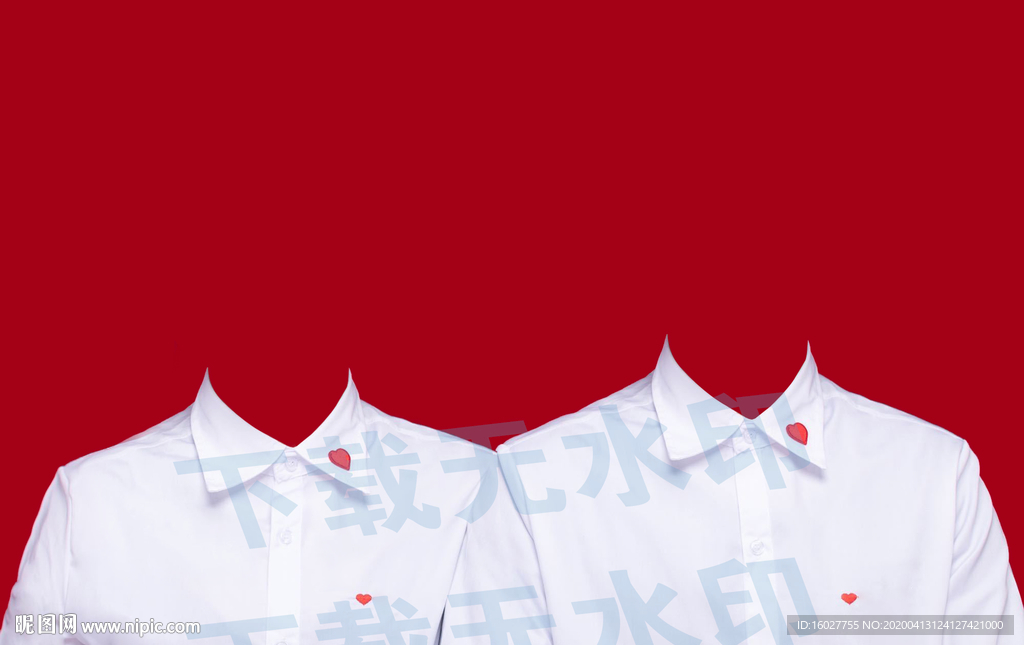 结婚证照片模板