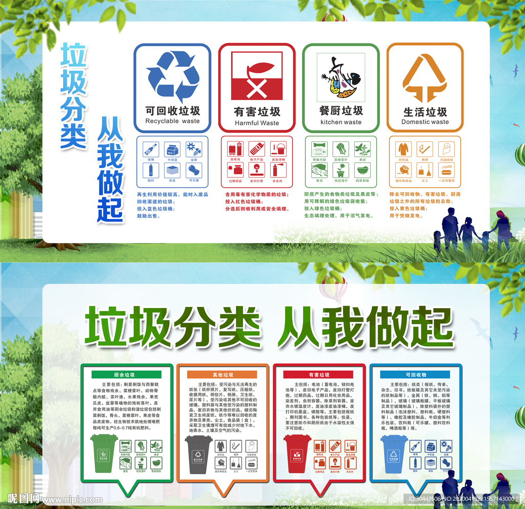 垃圾分类 从我做起