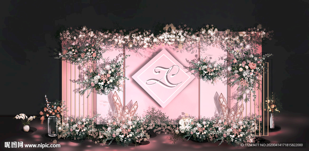 粉色婚礼