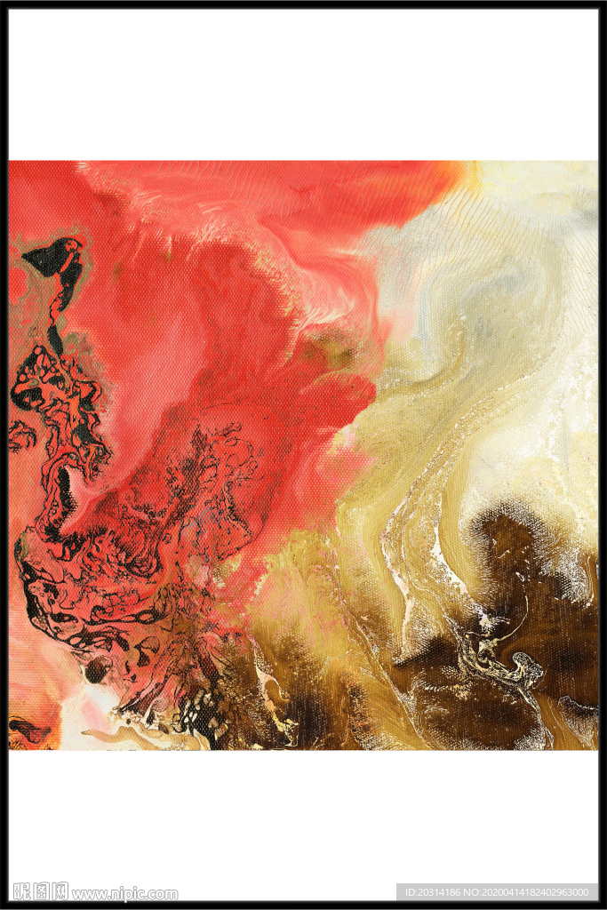 水墨山水意境禅意装饰画