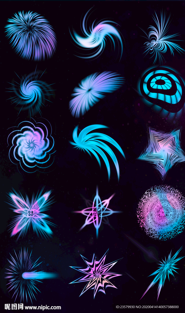 梦幻花纹