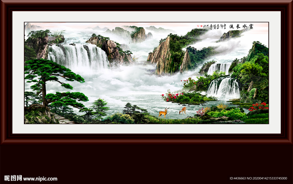山水画国画山水画