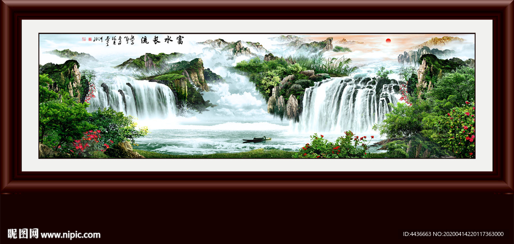 山水画国画山水画