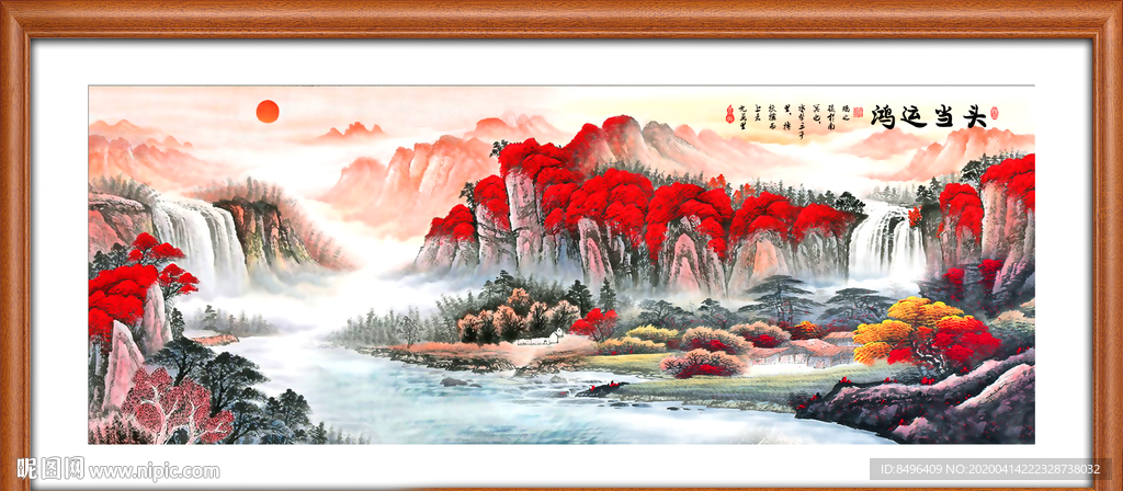 山水画国画山水画