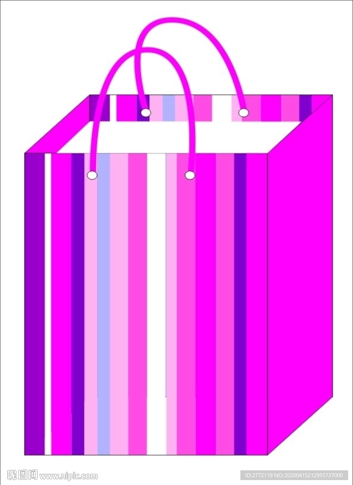 粉红色手提袋
