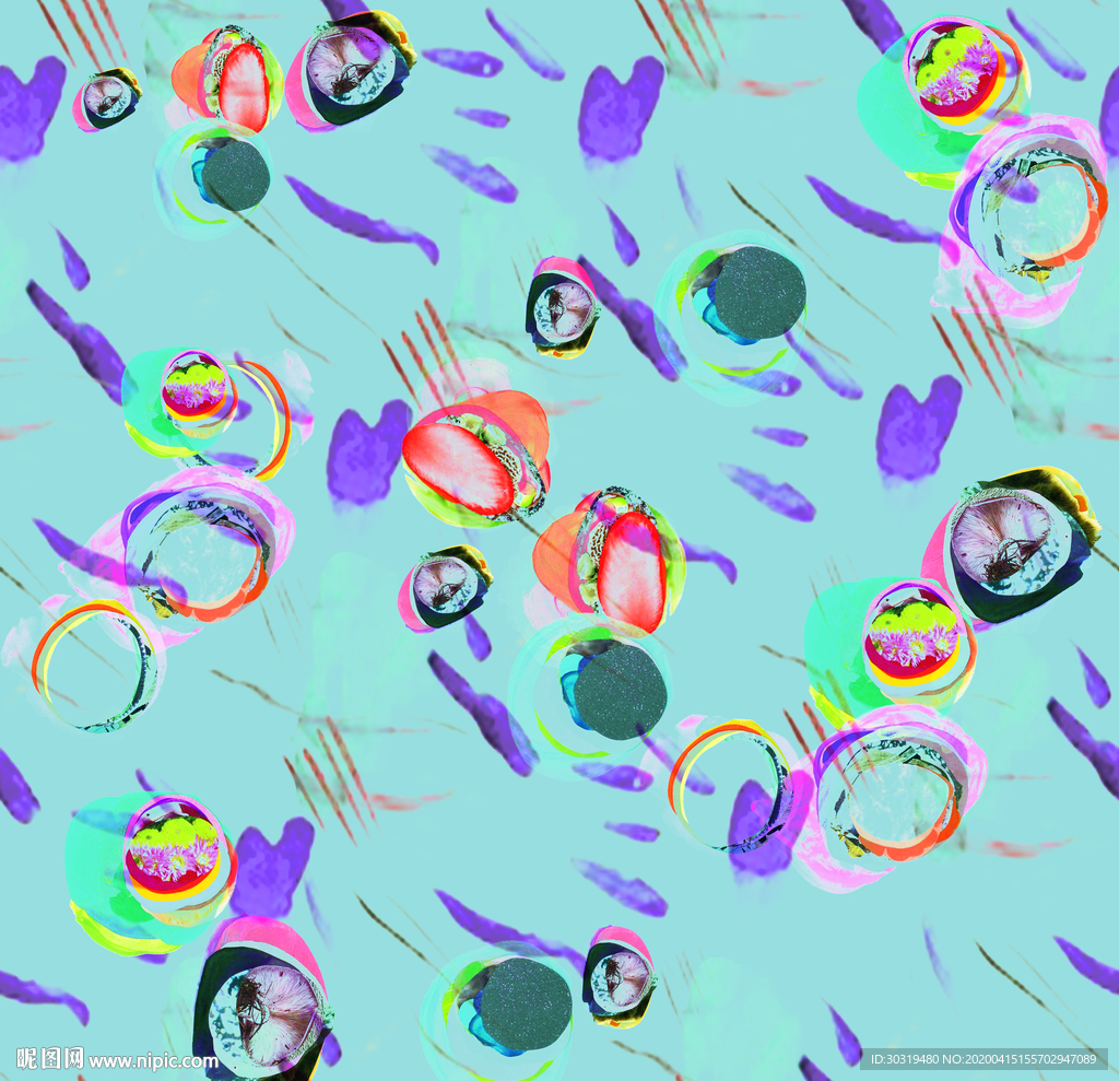 数码印花 服装花型设计 高清素