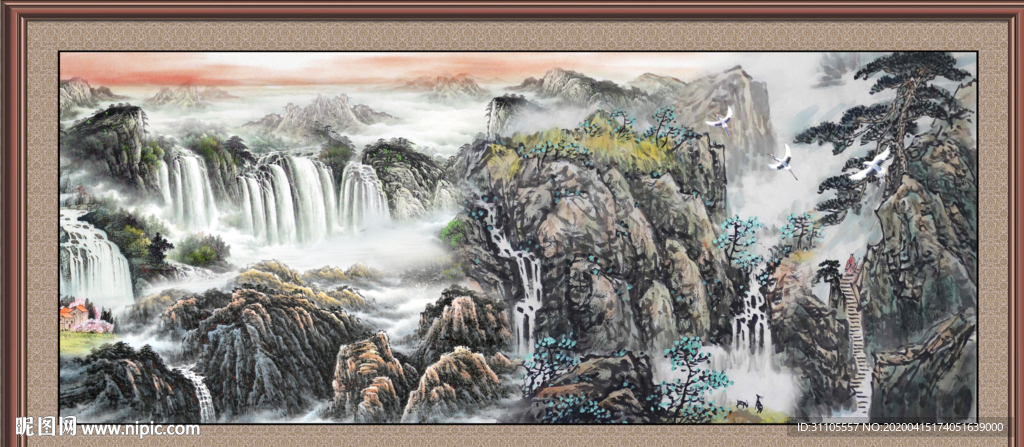 巨幅山水画