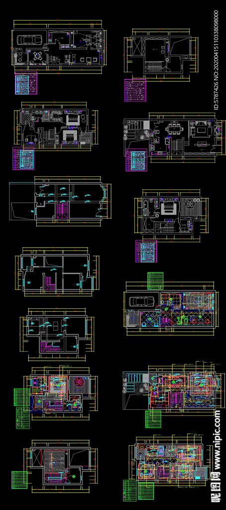 家居设计CAD施工图