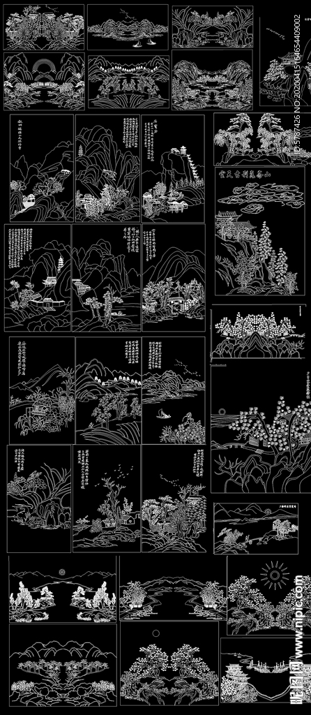 实木雕花装饰画