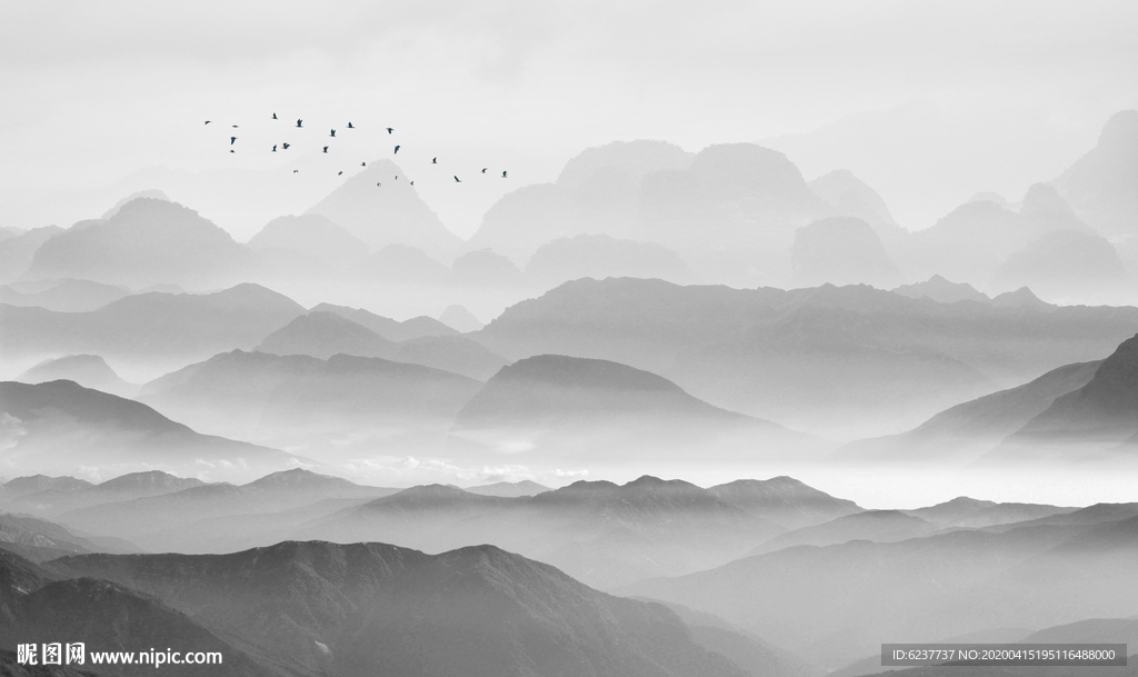 新中式山水画